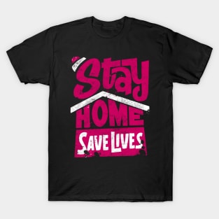 Stay Home Save Lives Tribute to Frontliners T-Shirt